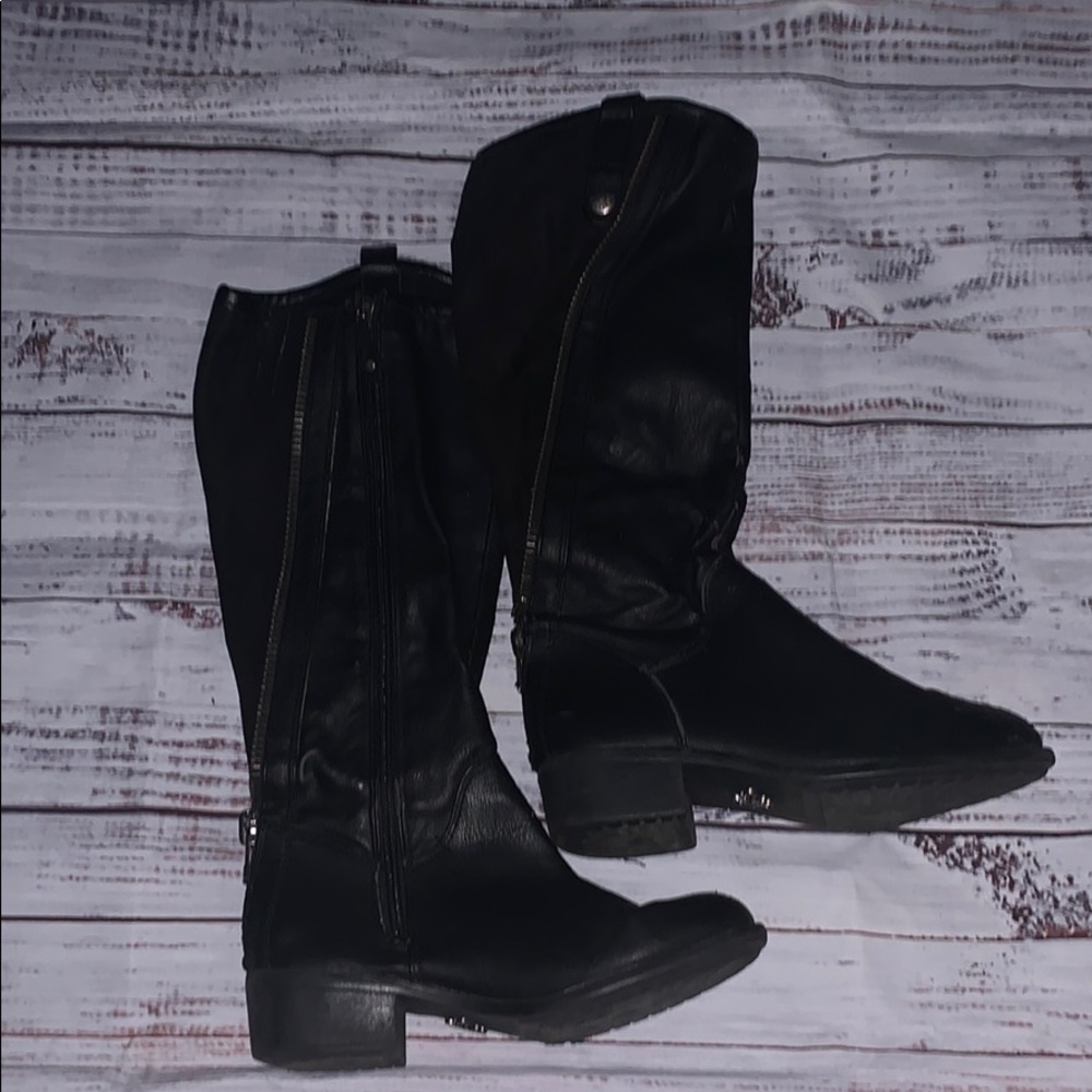 Simply Vera Wang Black Riding Boots